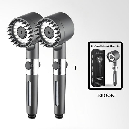 2 Pommeaux de douche filtrants + Ebook Offert