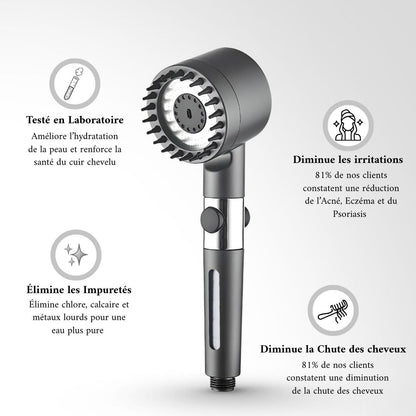 POMMEAU DE DOUCHE FILTRANT